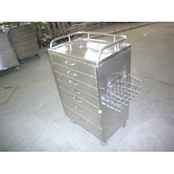 Stainless Steel Hospital Instrument Trolley (THR-MTS74)